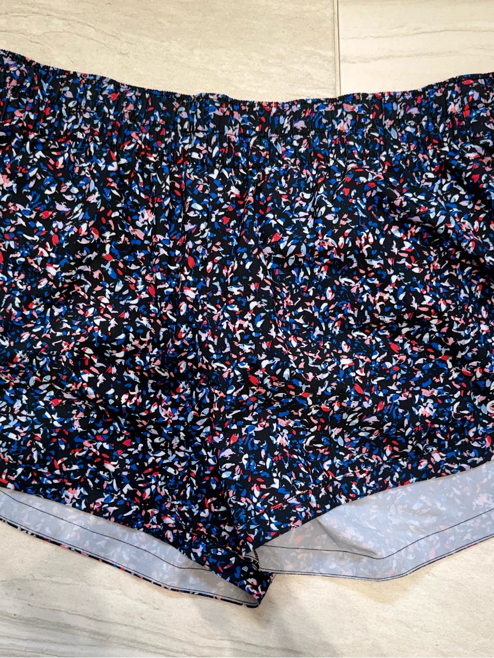Women’s Elastic-Waist Printed Shorts - Black Multi